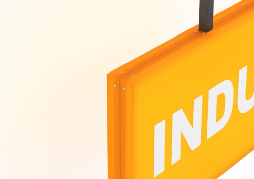 Лайтбокс в виде короба подвесной от компании Lightbox. Лайтбокс в виде короба подвесной в Минске от компании Lightbox.