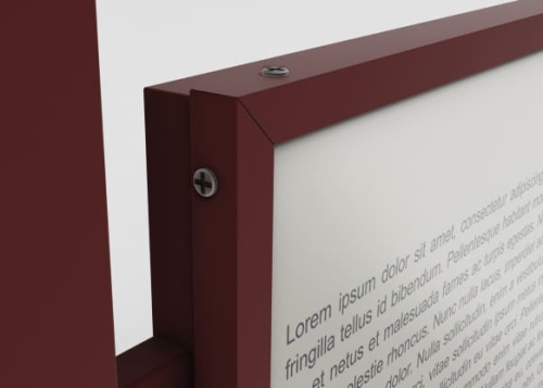 Стенд информационный на опорах от компании Lightbox. (Стенд информационный на опорах) в Минске от компании Lightbox.by