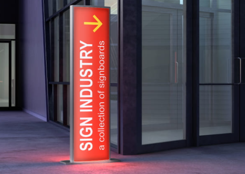 Пилон с фронтальной подсветкой от компании Lightbox. Пилон с фронтальной подсветкой в Минске от компании Lightbox.