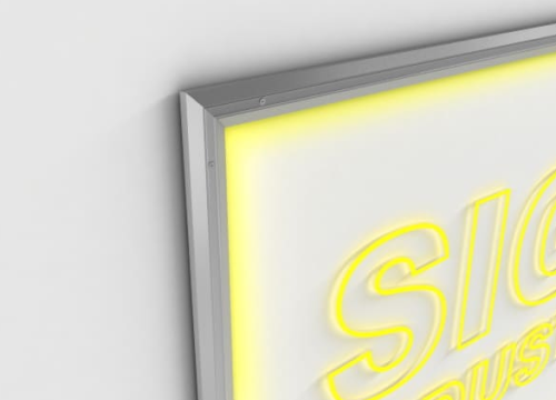 Акрилайт в виде тонкой панели из прозрачного пластика от компании Lightbox. Купить Акрилайт в виде тонкой панели из прозрачного пластика в Минске от компании Lightbox.