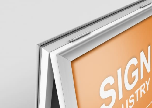 Штендер в профиле клик-система от компании Lightbox. Штендер в профиле клик-система в Минске от компании Lightbox.