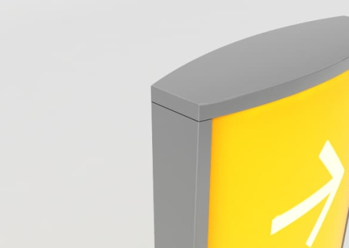 Пилон с фронтальной подсветкой от компании Lightbox. Пилон с фронтальной подсветкой в Минске от компании Lightbox.