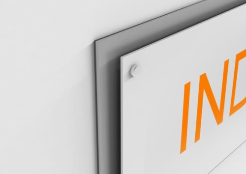 Табличка двухплоскостная от компании Lightbox. Табличка двухплоскостная в Минске от компании Lightbox.