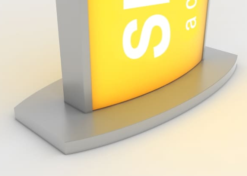 Пилон с фронтальной подсветкой от компании Lightbox. Пилон с фронтальной подсветкой в Минске от компании Lightbox.