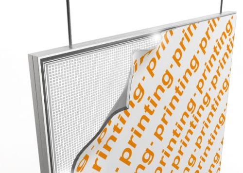 Пилон с фронтальной подсветкой текстильный от компании Lightbox. Пилон с фронтальной подсветкой текстильный в Минске от компании Lightbox.