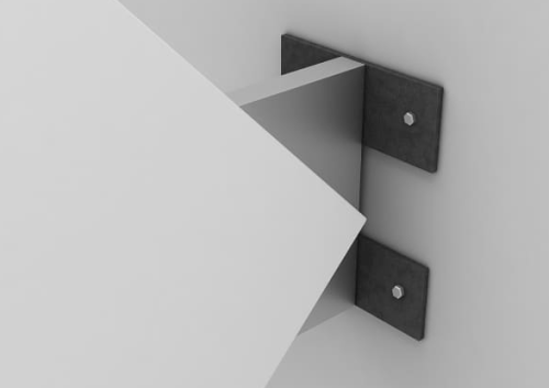 Панель-кронштейн с прорезными буквами от компании Lightbox. Панель-кронштейн с прорезными буквами в Минске от компании Lightbox.