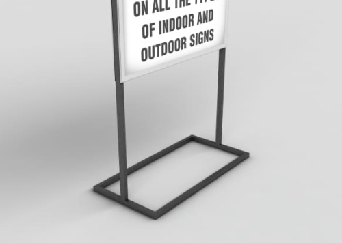 Пилон с фронтальной подсветкой текстильный от компании Lightbox. Пилон с фронтальной подсветкой текстильный в Минске от компании Lightbox.